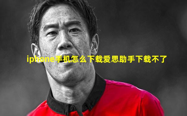iphone手机怎么下载爱思助手下载不了