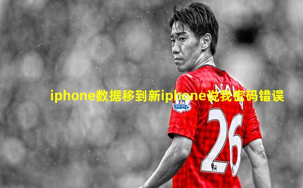 iphone数据移到新iphone说我密码错误