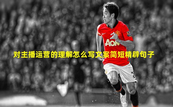 对主播运营的理解怎么写文案简短精辟句子