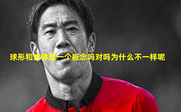 球形和球体是一个概念吗对吗为什么不一样呢